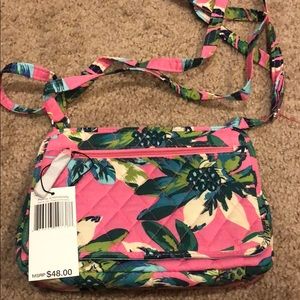 Vera Bradley Petite Crossbody, Tropical Paradise